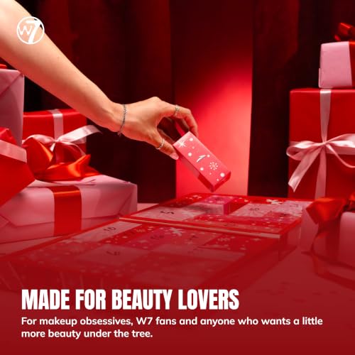 W7 Beauty Blast Makeup Advent Calendar 2026-24 Cosmetic Treats