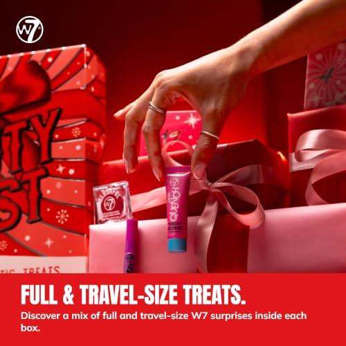 W7 Beauty Blast Makeup Advent Calendar 2026-24 Cosmetic Treats
