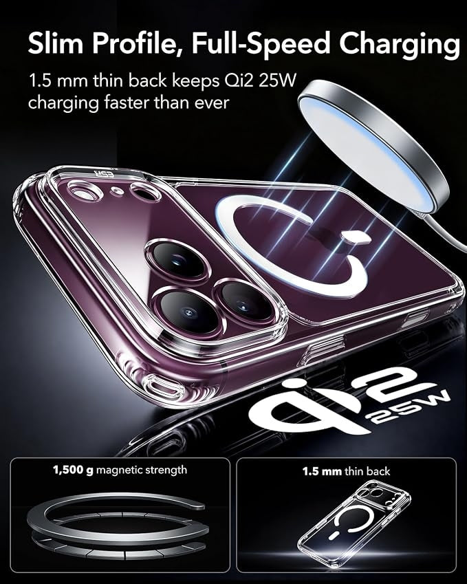 iPhone 18 Pro Max / iPhone 17 Pro Max Clear Magnetic Case